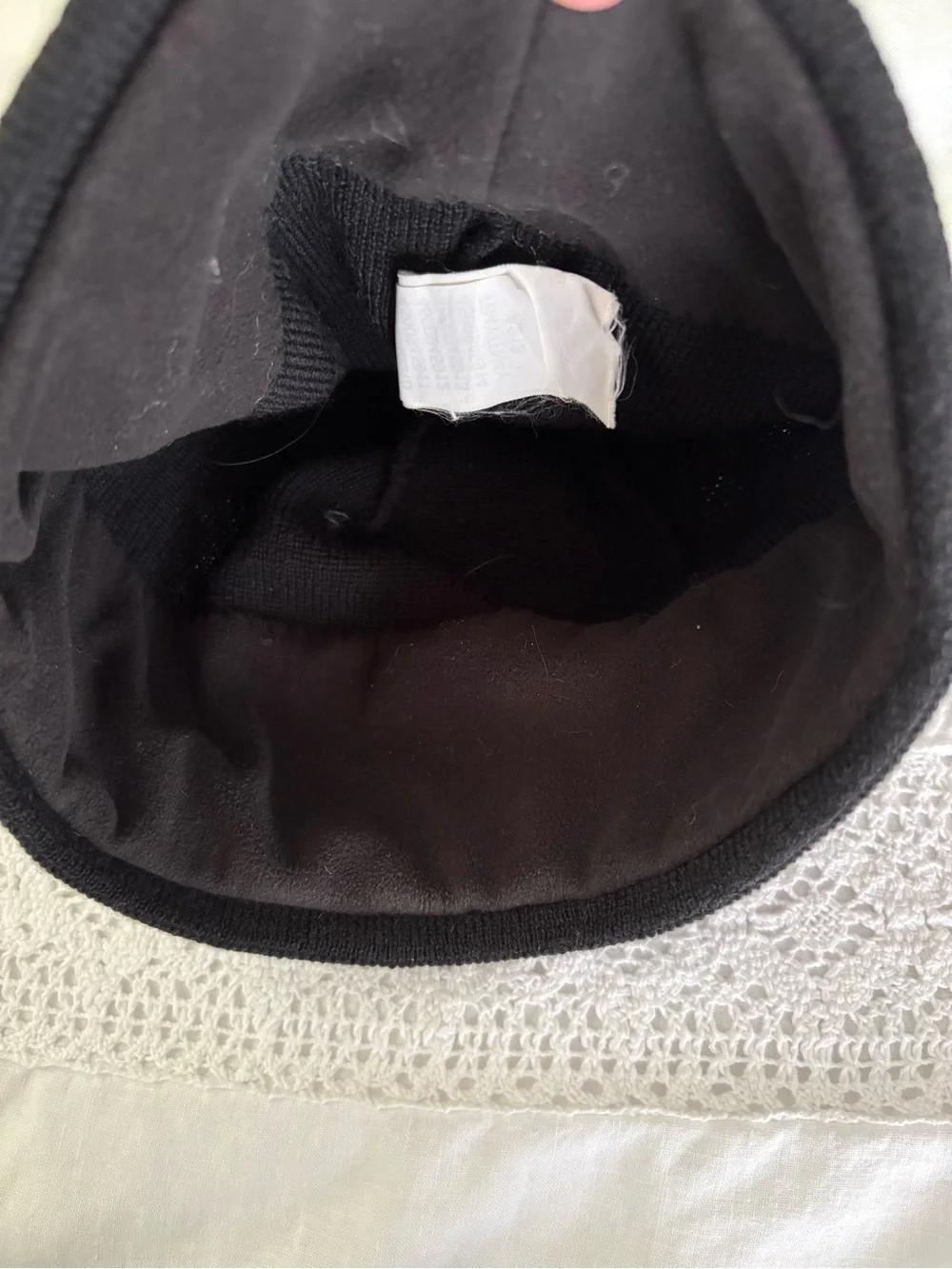 The North Face Adult Beanie Tuques logo black wool knit